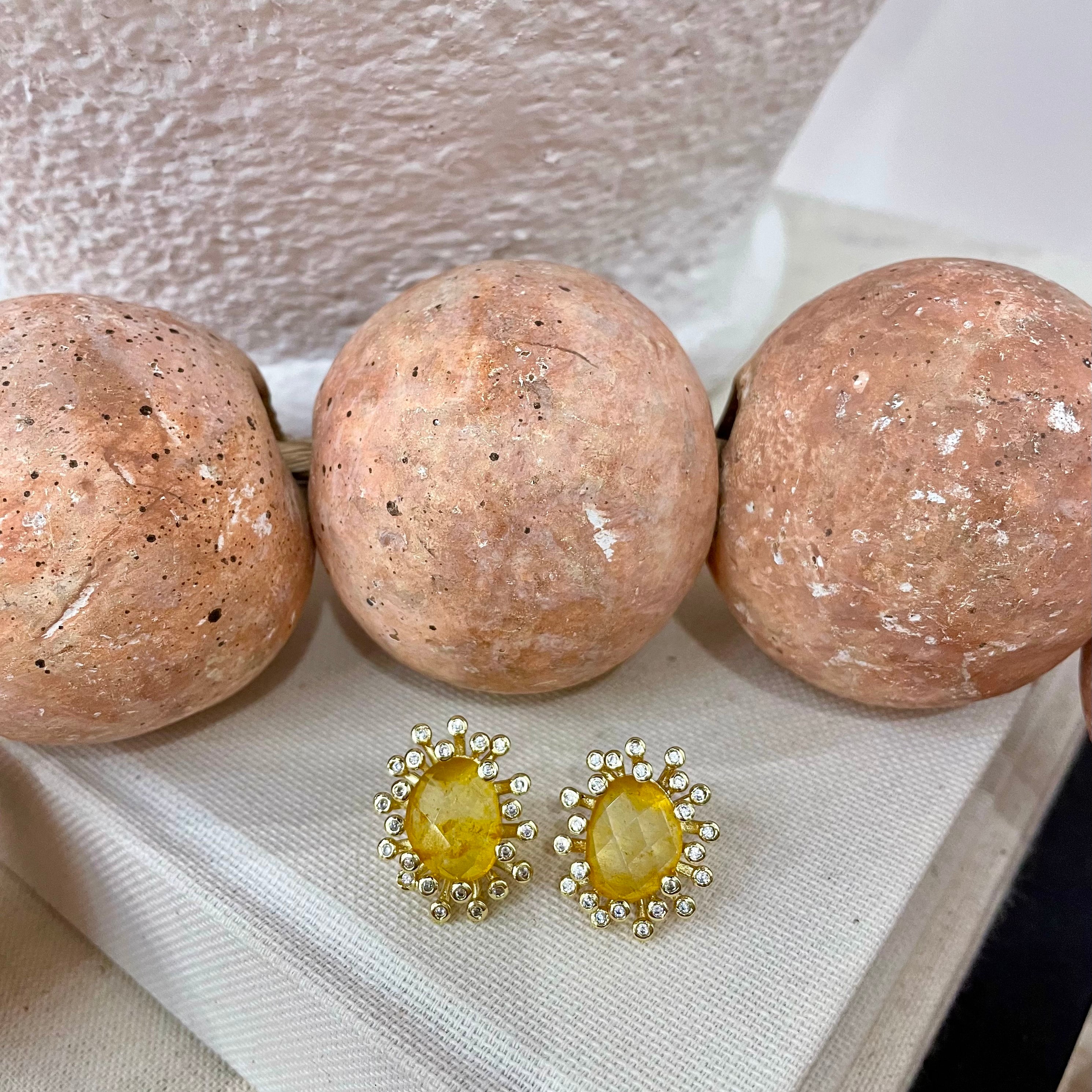 Single Stone Earrings