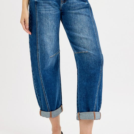 JT Boyfriend Barrel Jeans