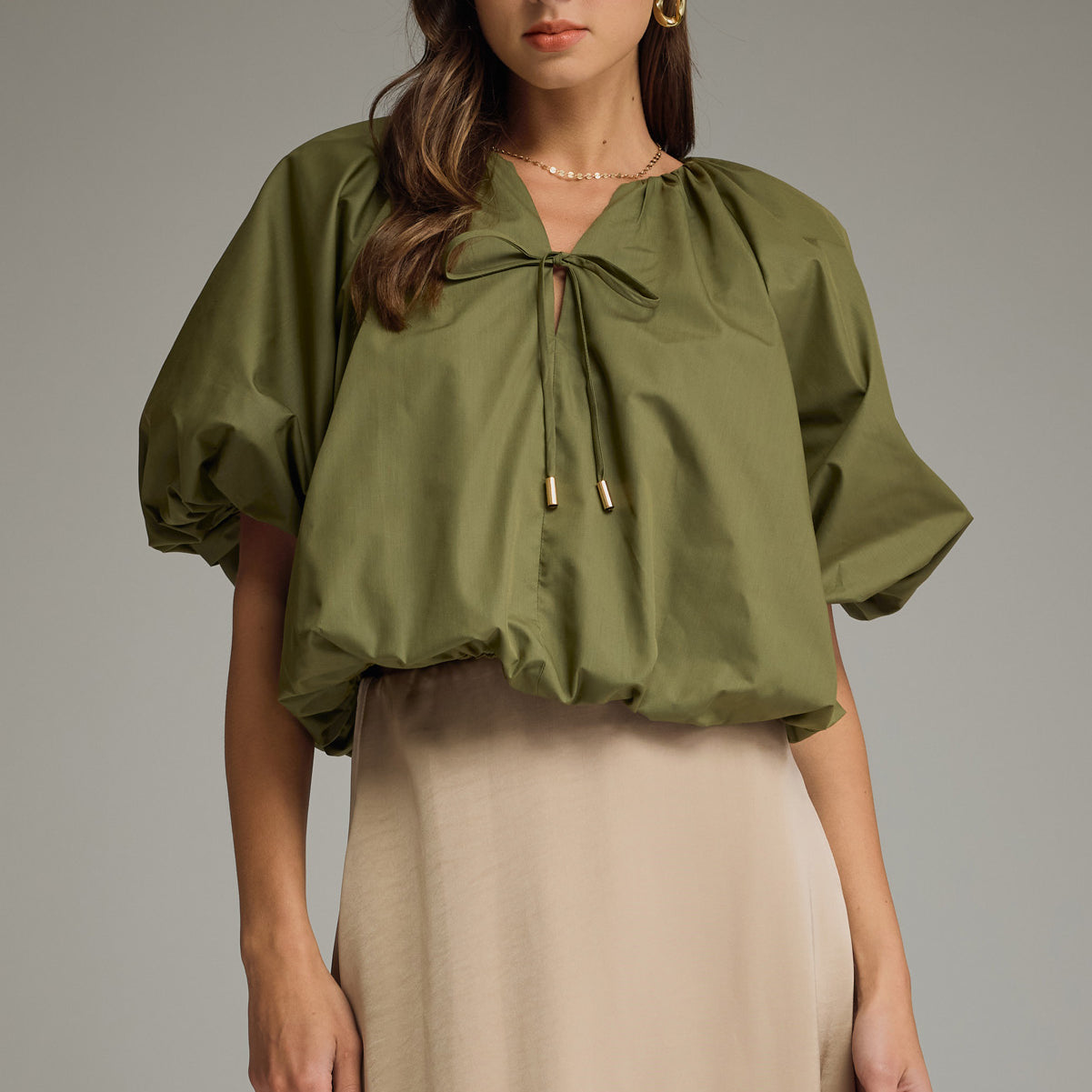 Viv Bubble Sleeve Top