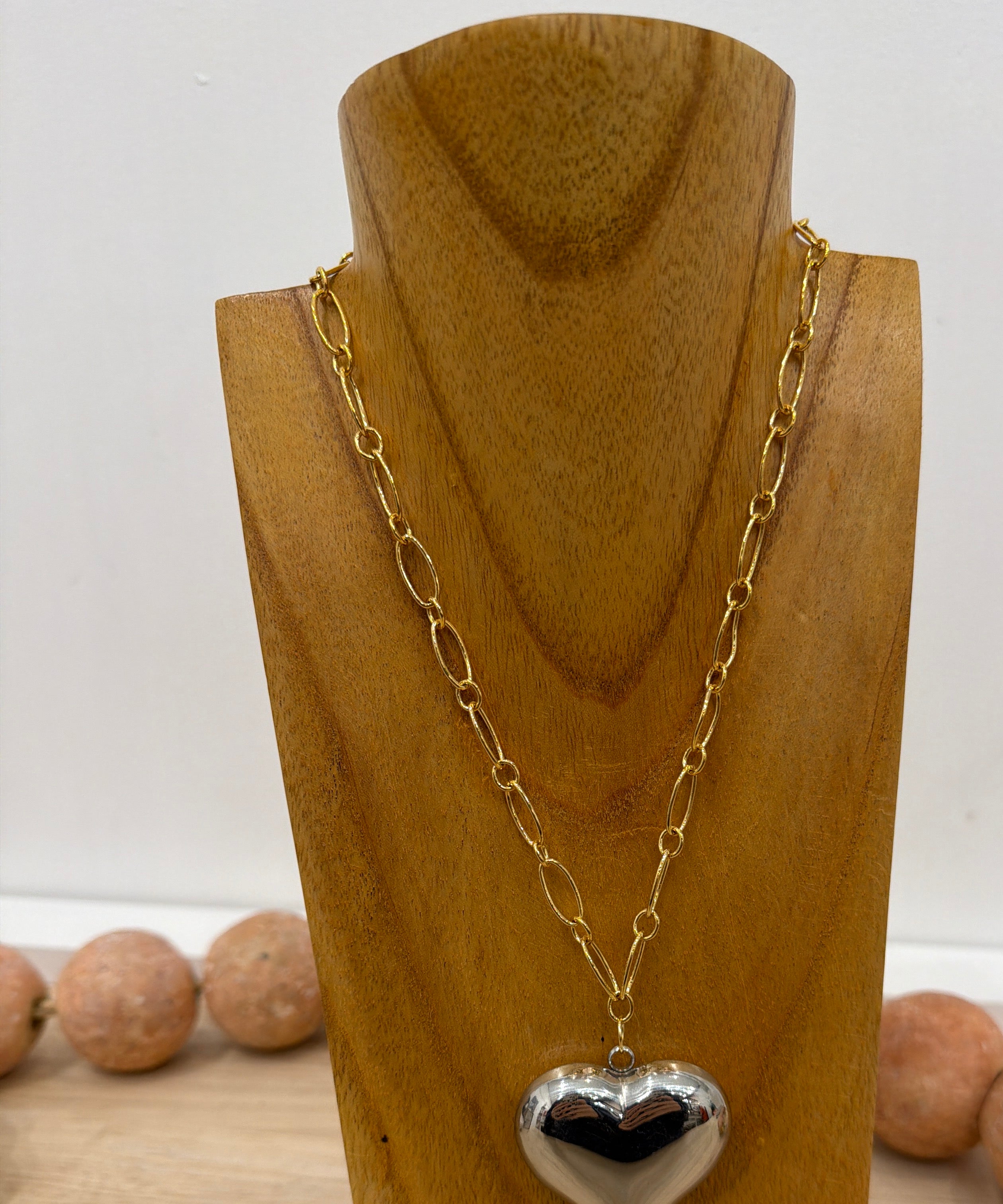 Bubble Heart Necklace