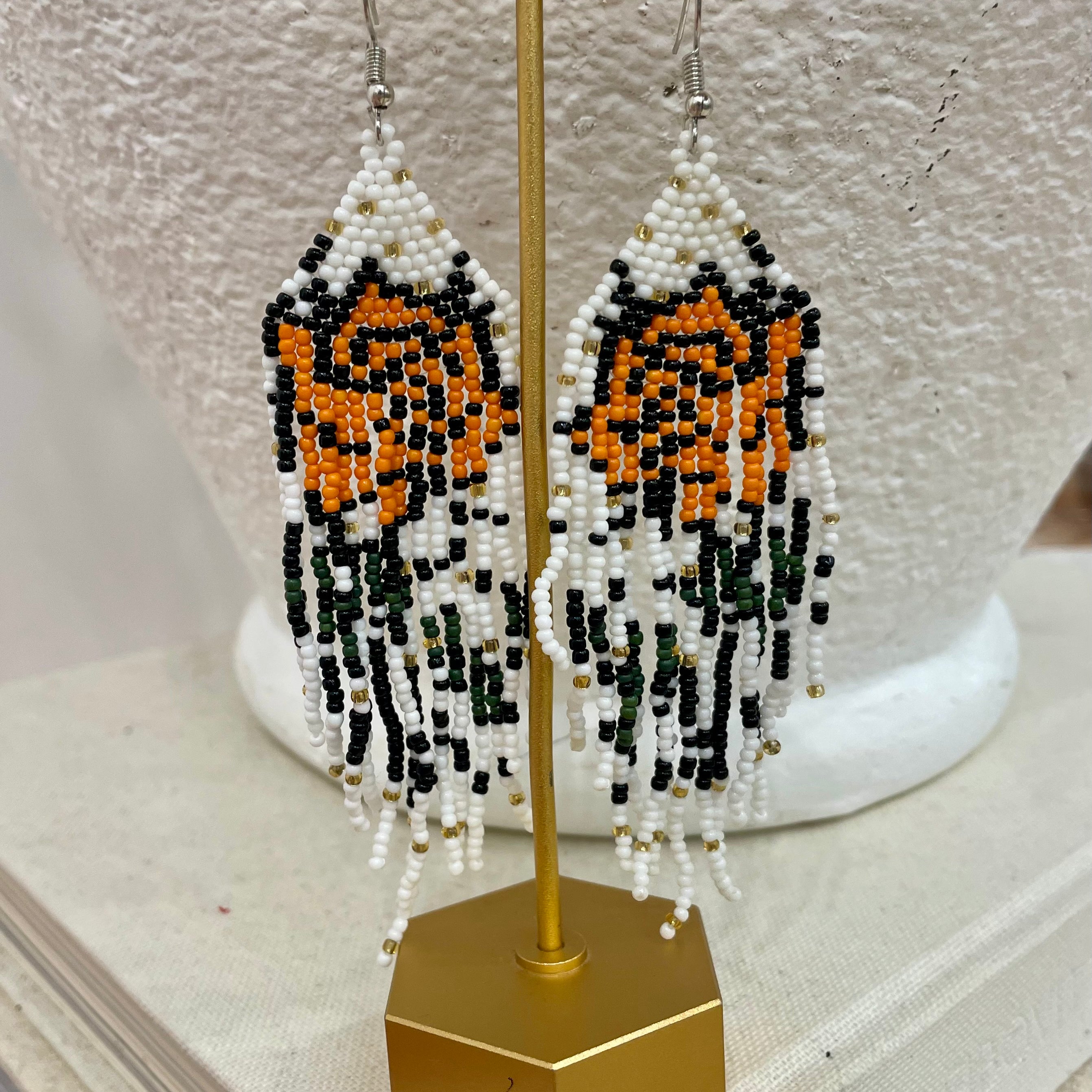 French Wire Beaded Earrings