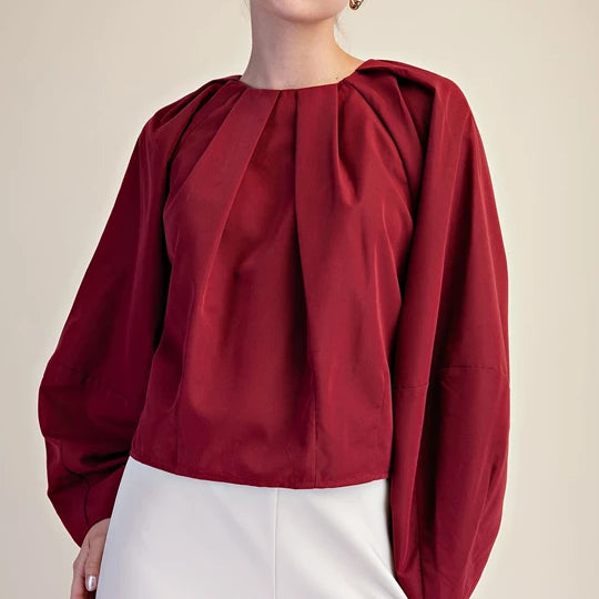 Amelia Poplin Blouse