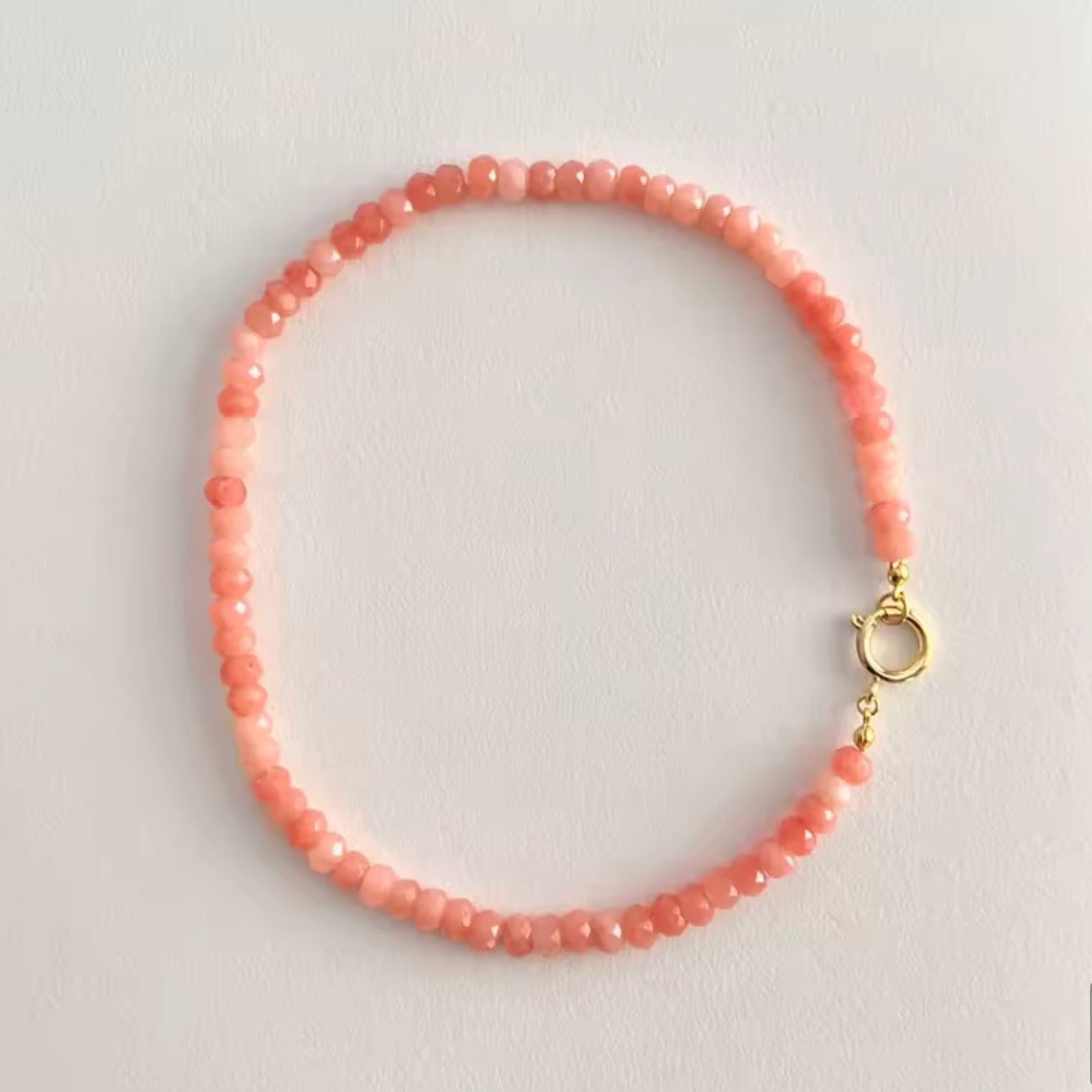 Cut Stone Candy Beaded Necklace