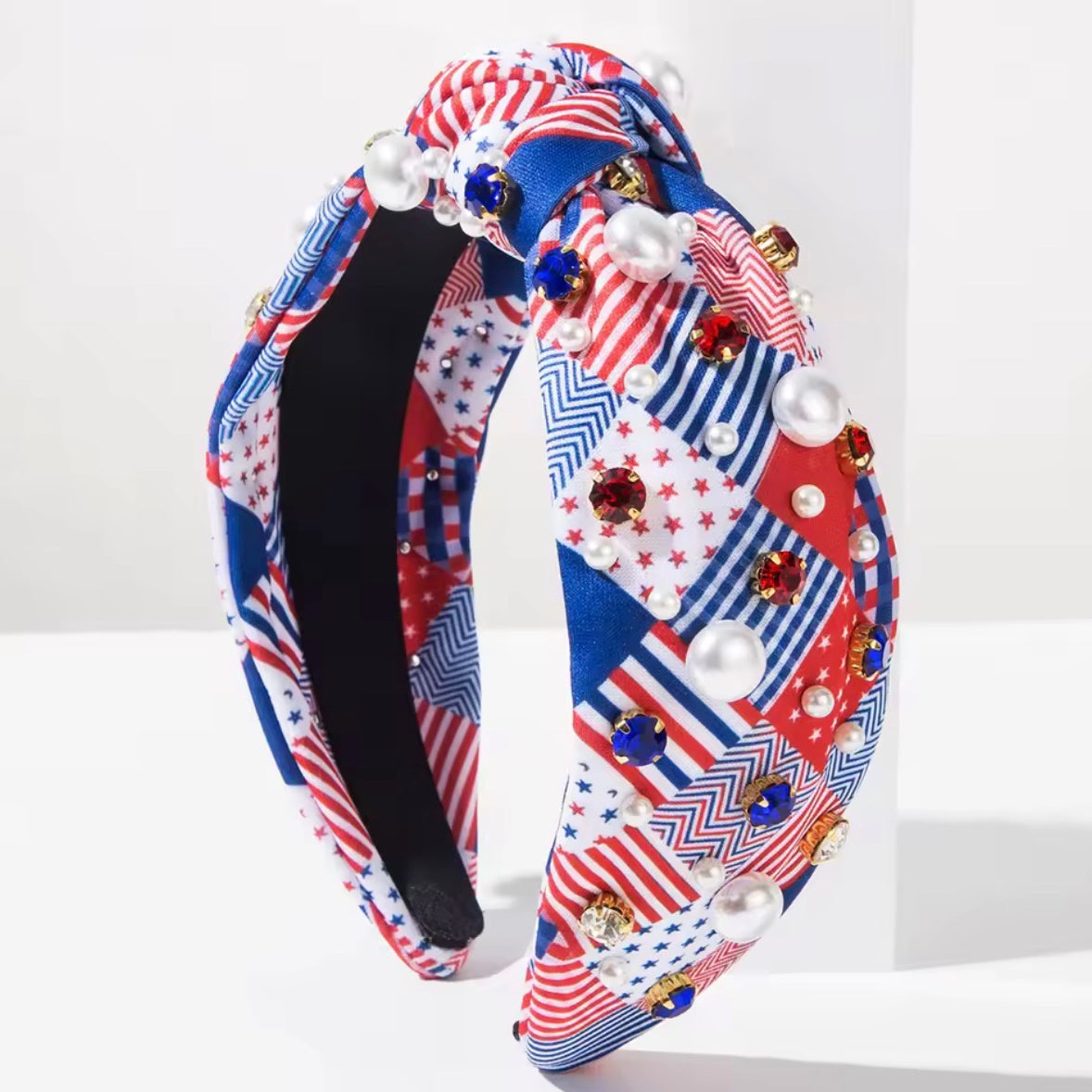 Stars and Stripes Knot Headband
