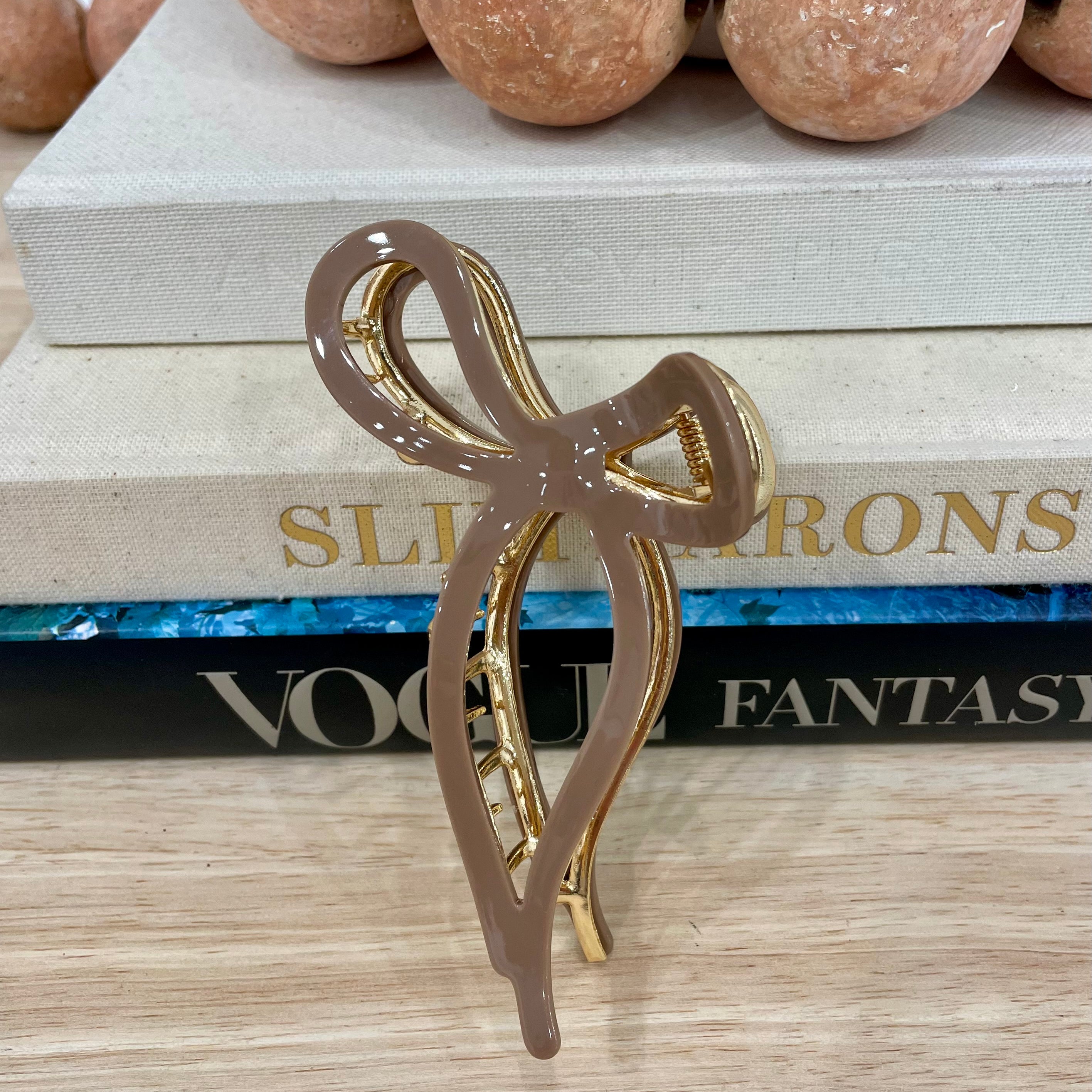 Colorful Metal Bow Clip