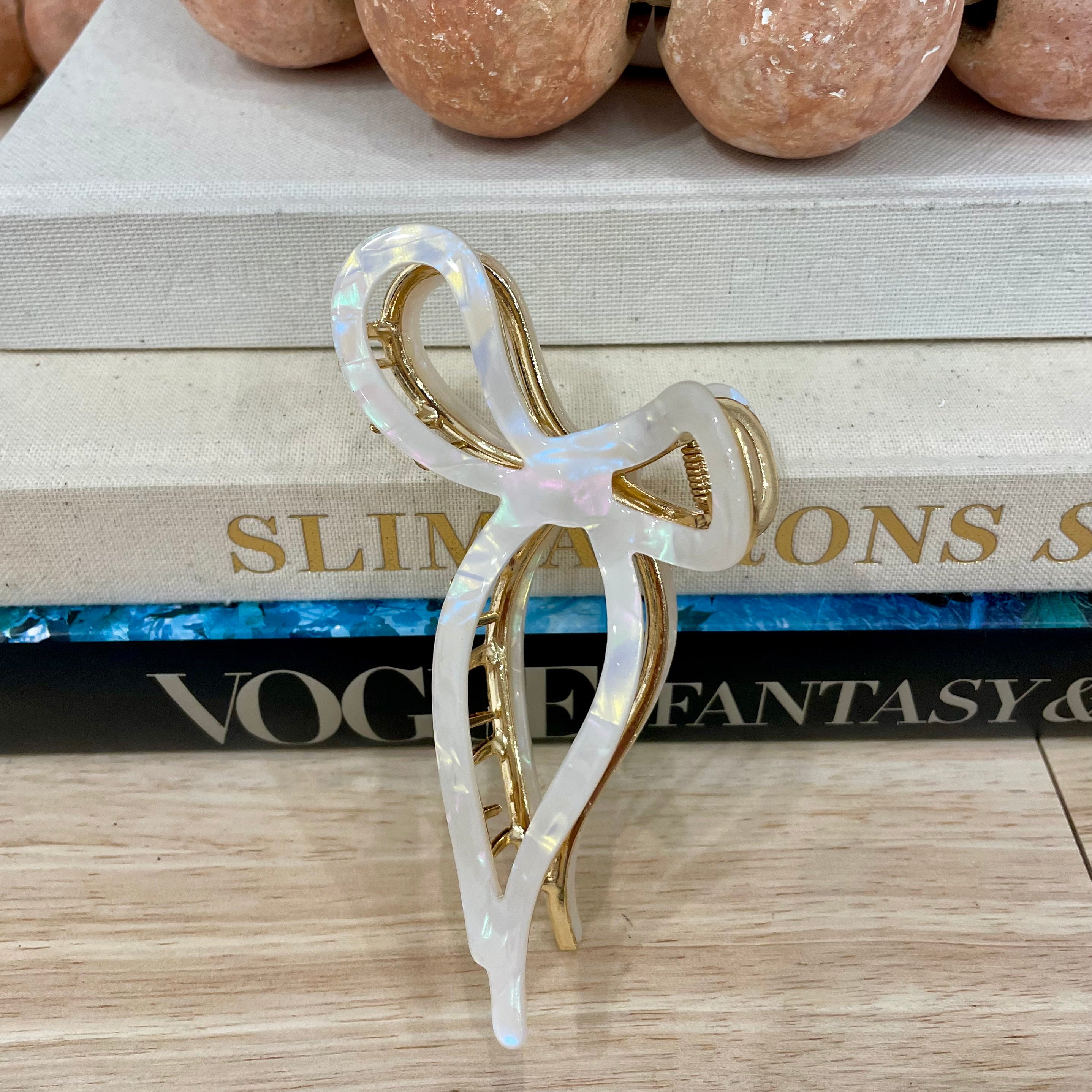 Colorful Metal Bow Clip