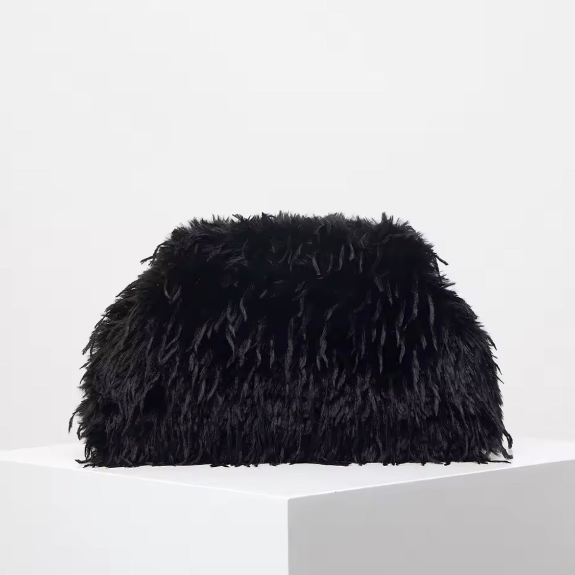 Farrah Faux Fur Clutch