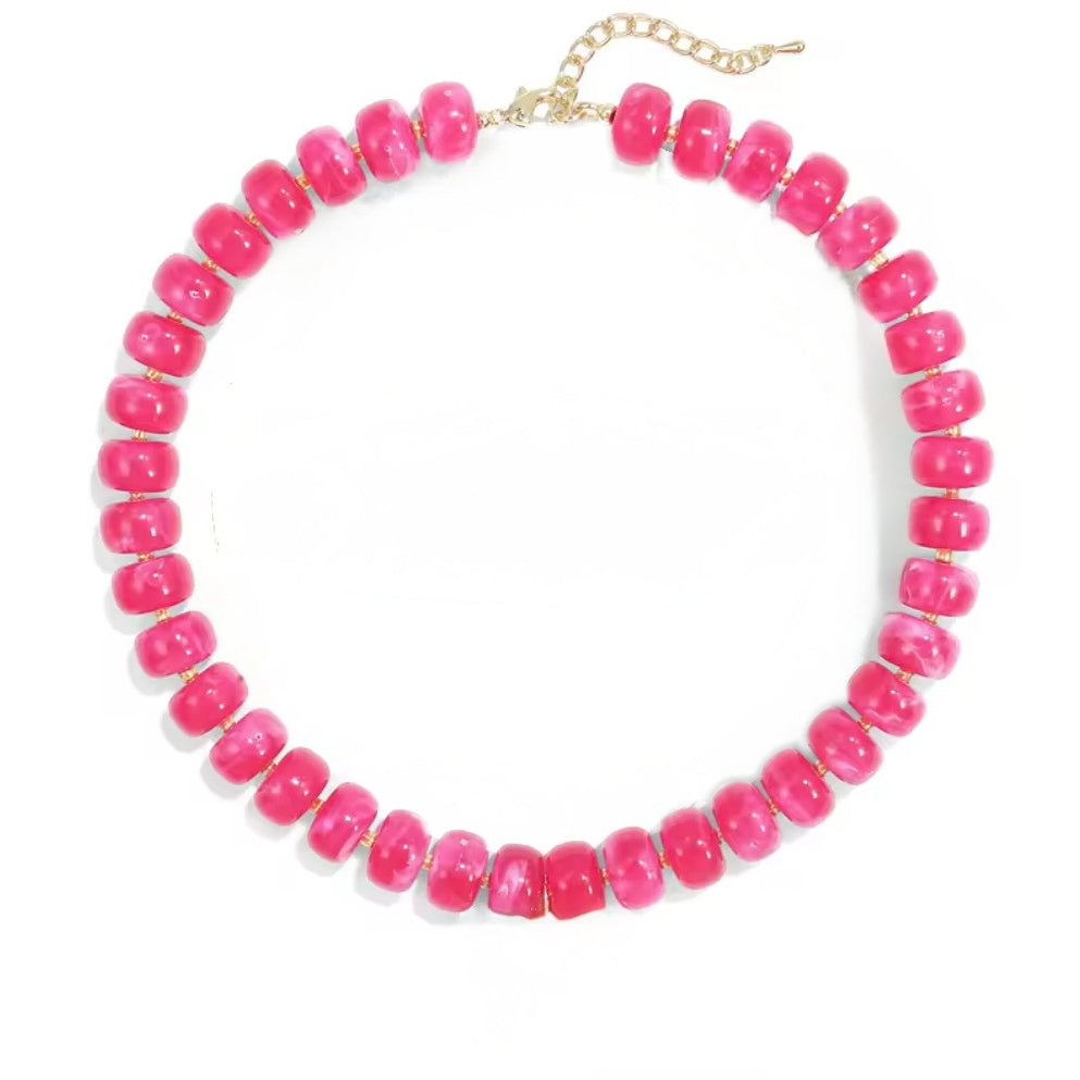 Candy Crush Beaded Necklace
