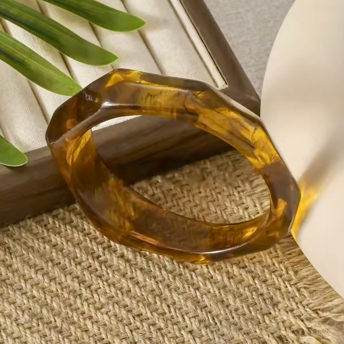 Rustic Resin Bangles