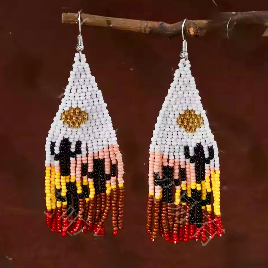 French Wire Beaded Earrings