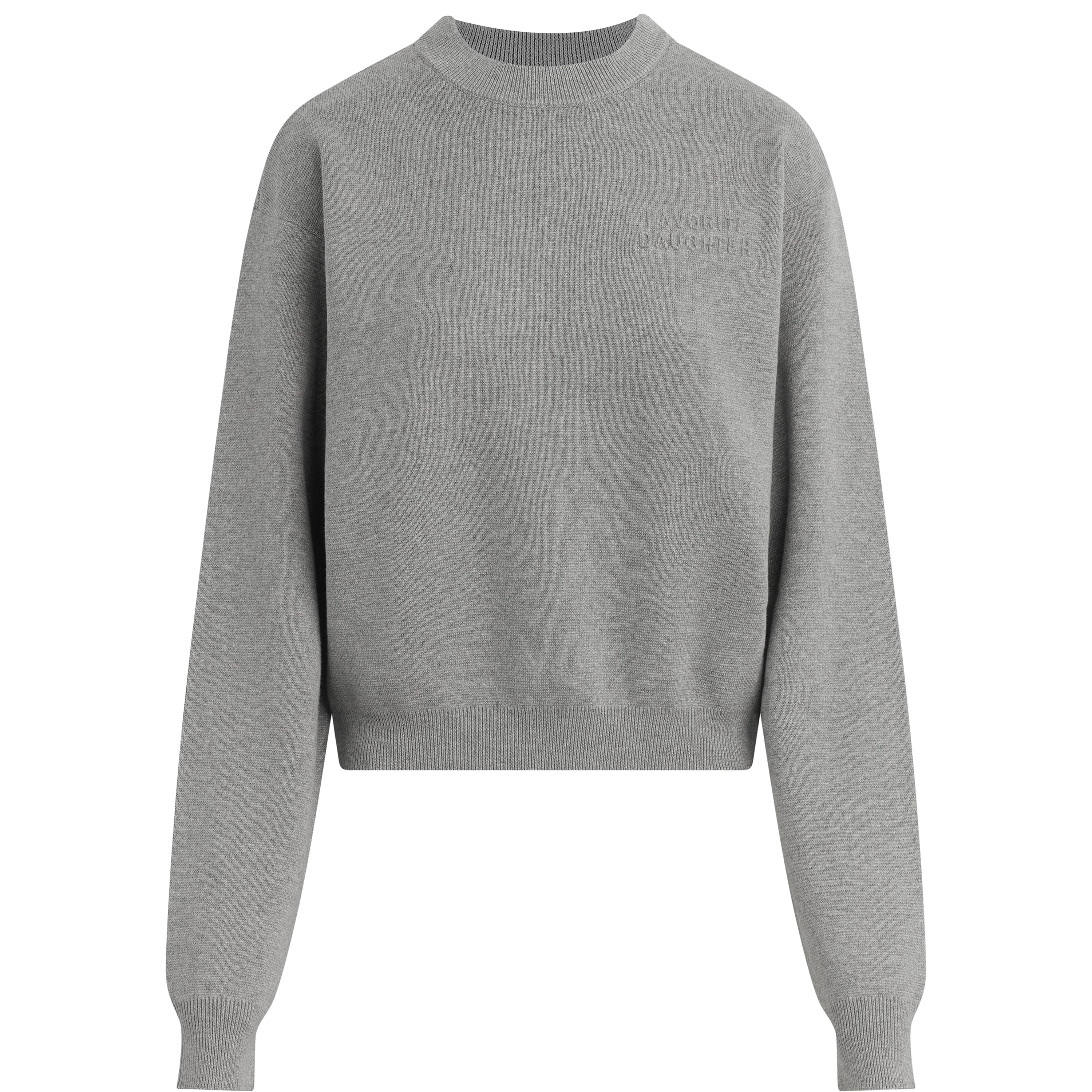 Favorite Daughter Logo Crew Neck Sweater