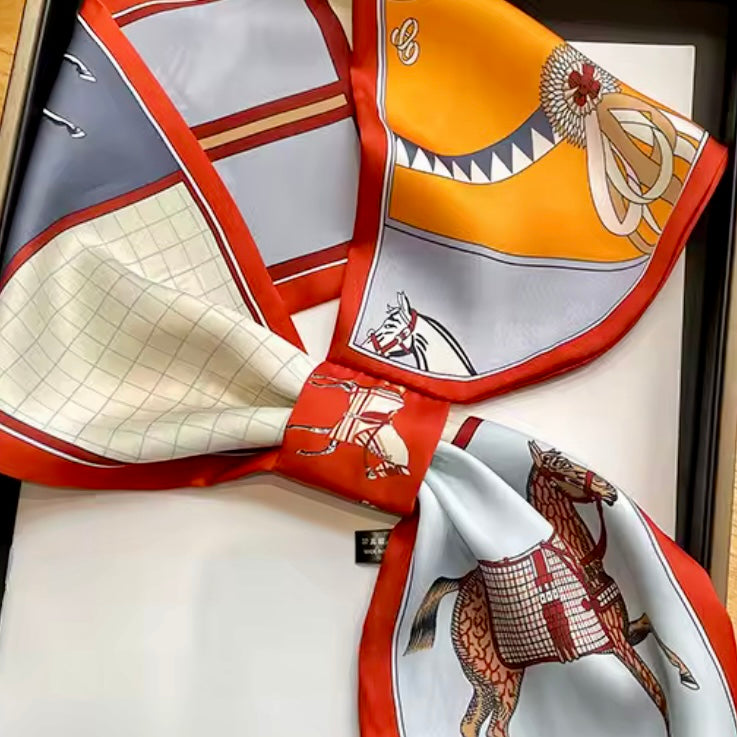 Reversible Equestrian Scarf