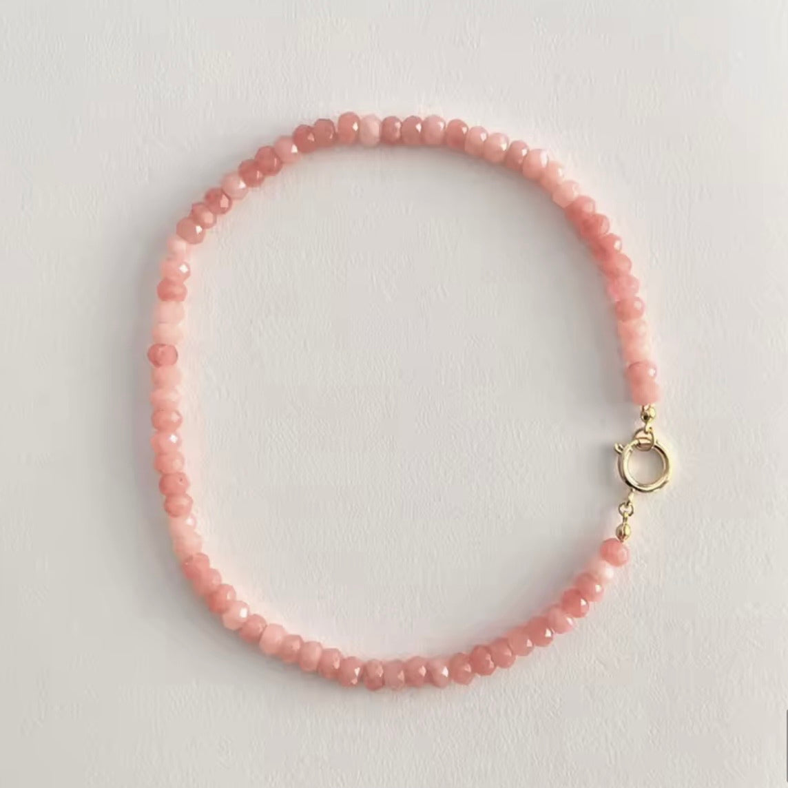 Cut Stone Candy Beaded Necklace