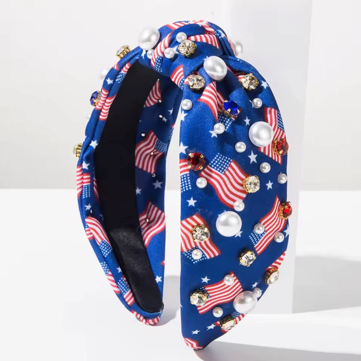 Stars and Stripes Knot Headband