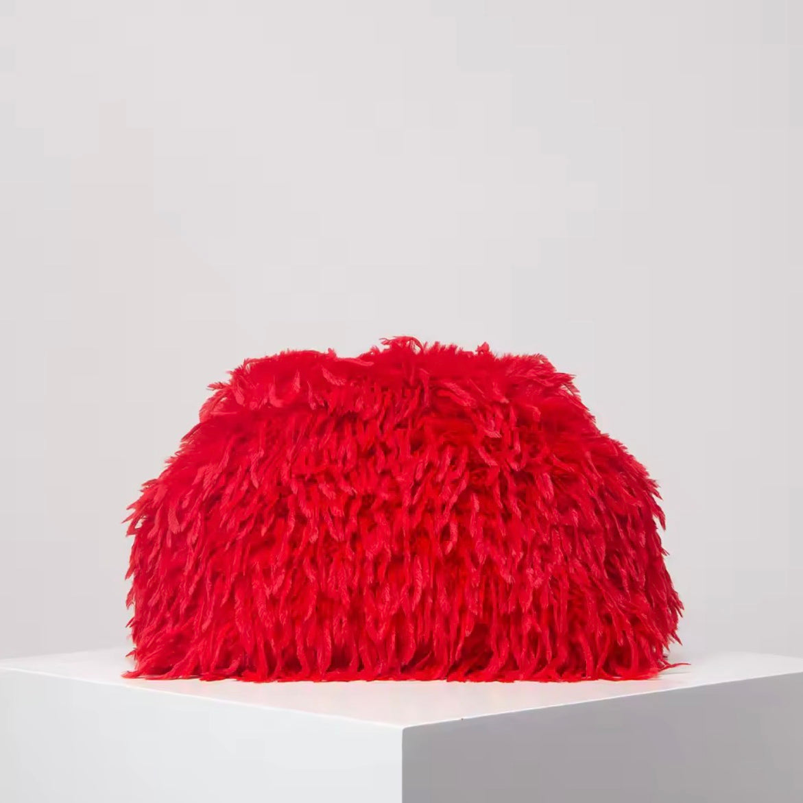 Farrah Faux Fur Clutch