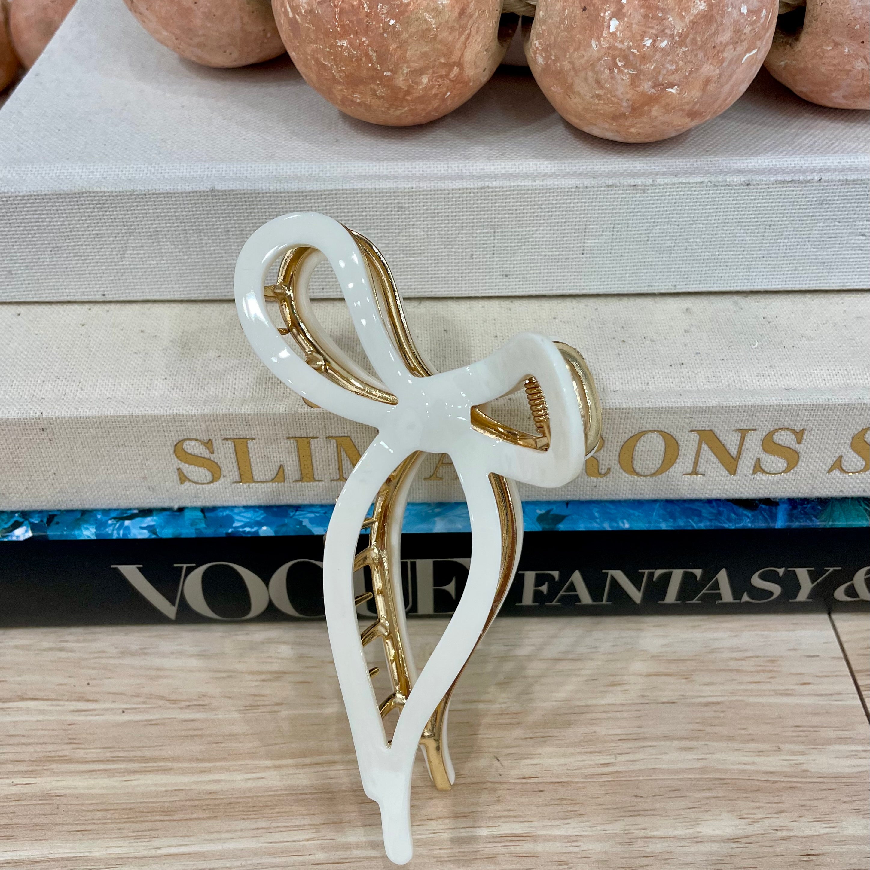 Colorful Metal Bow Clip