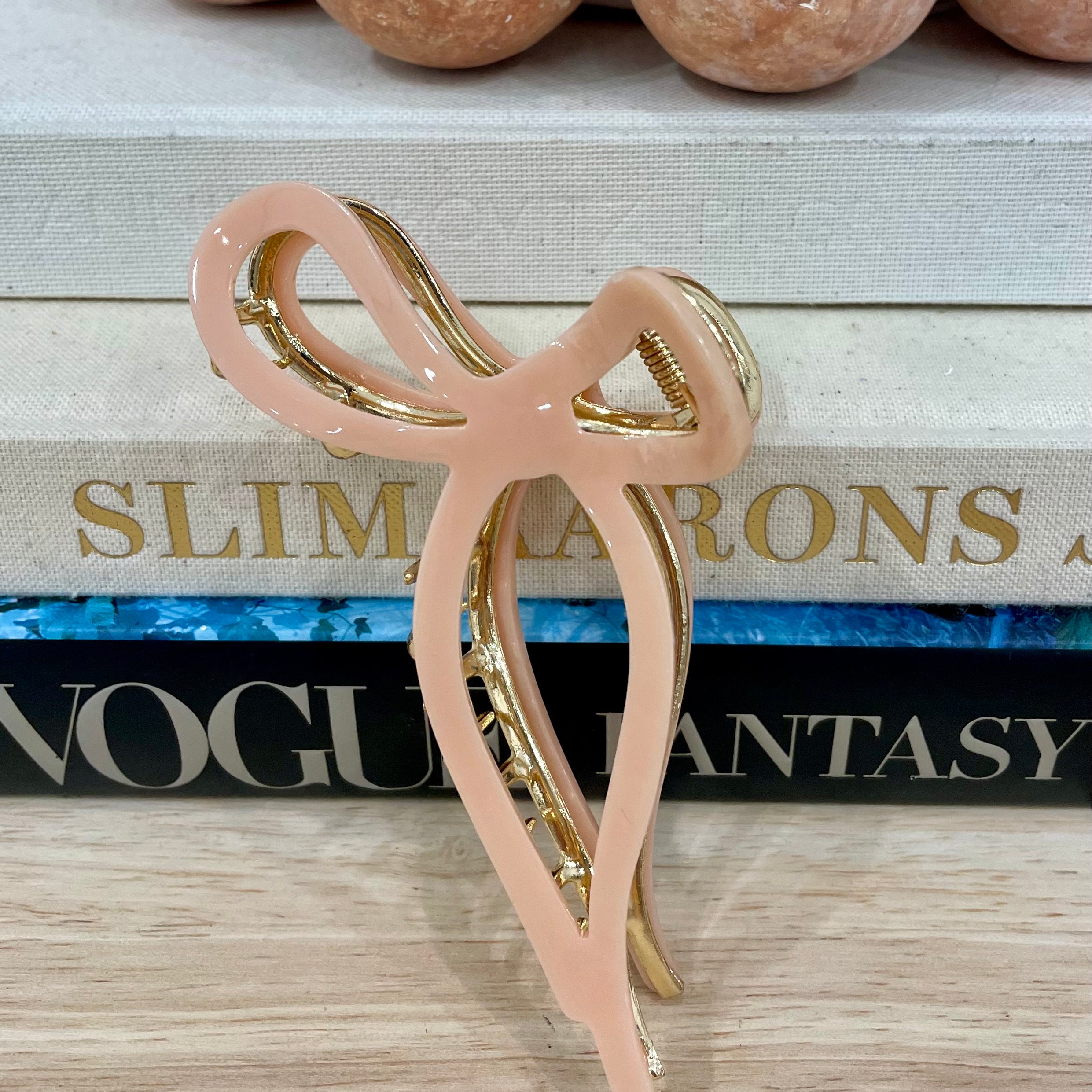 Colorful Metal Bow Clip