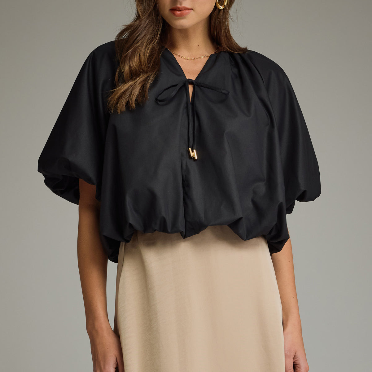 Viv Bubble Sleeve Top