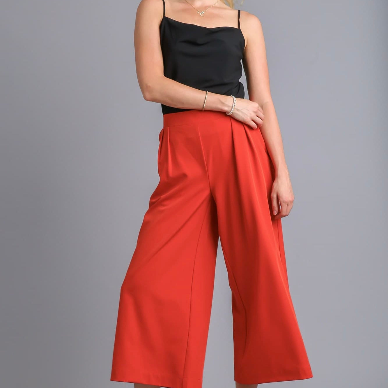 Monroe Cropped Wide Leg Pants