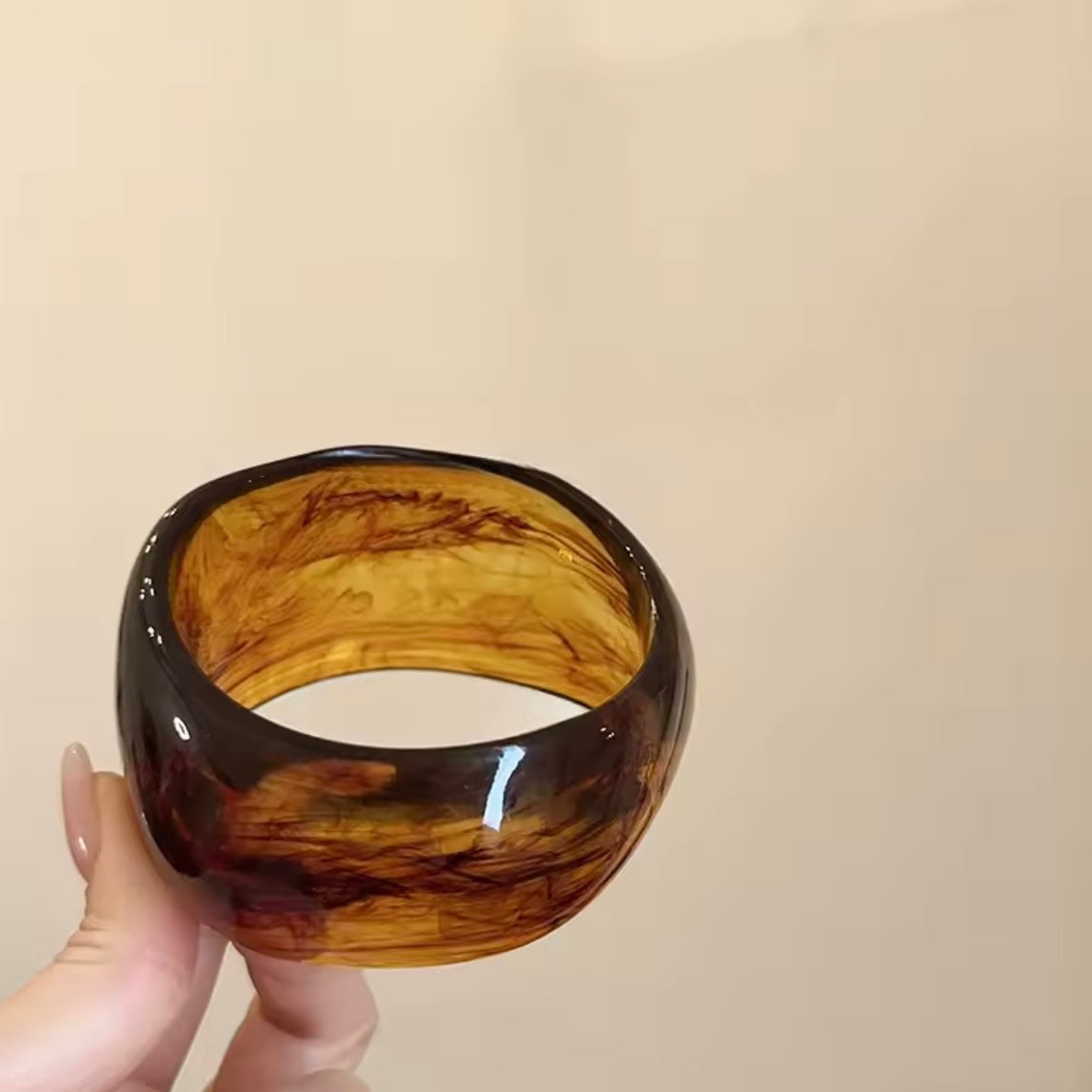 Rustic Resin Bangles
