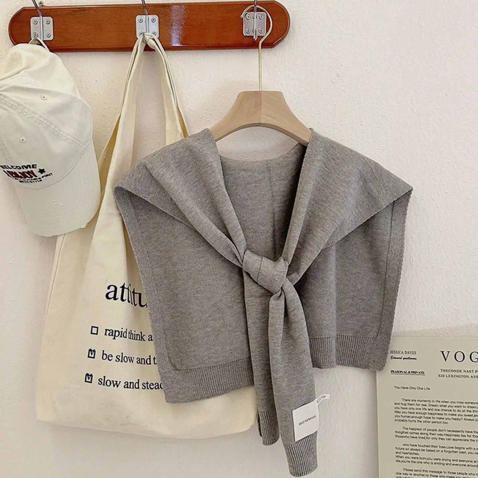 Knitted Knotted Shawl