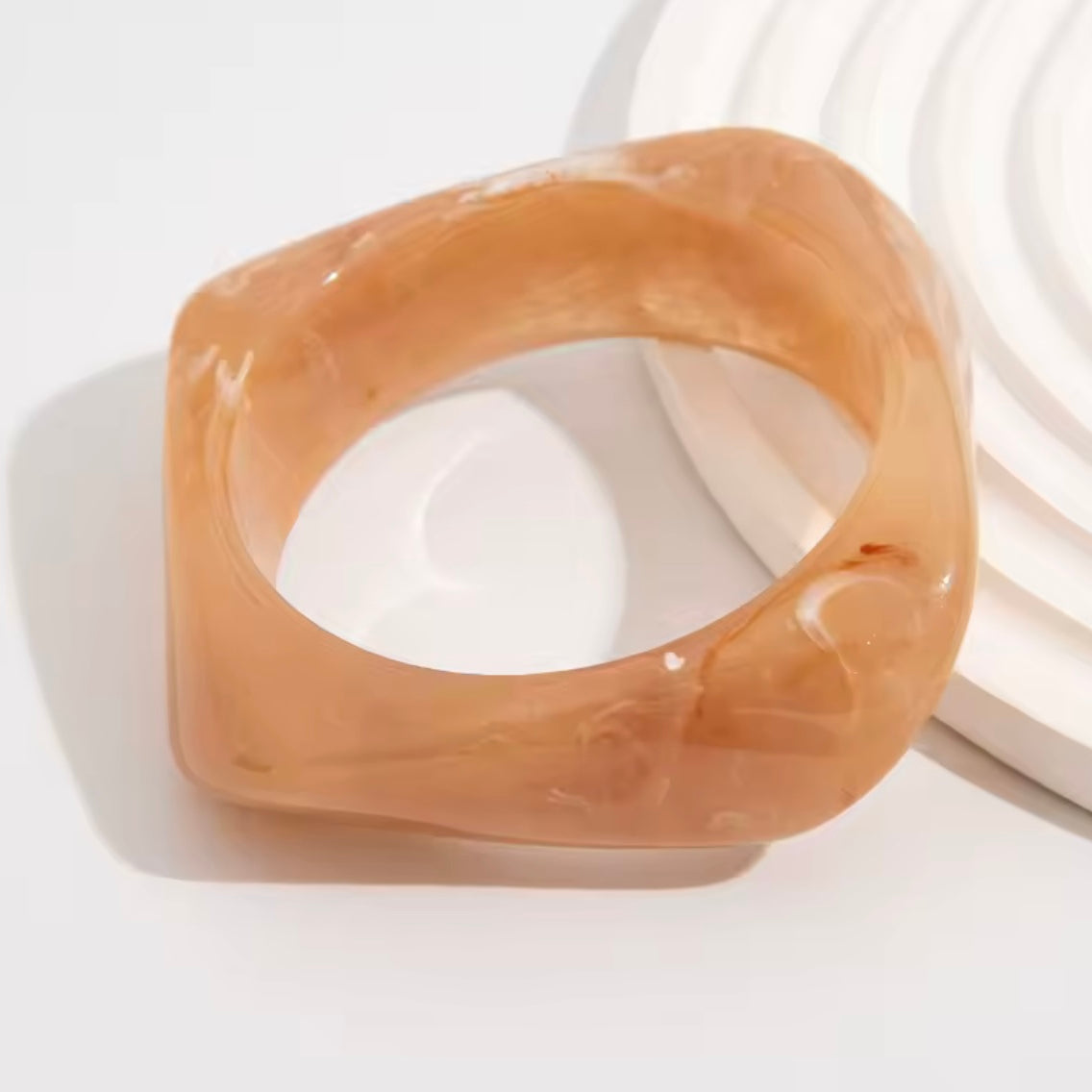 Rustic Resin Bangles