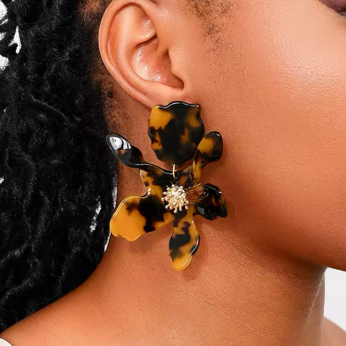 Summer Flower Statement Earrings