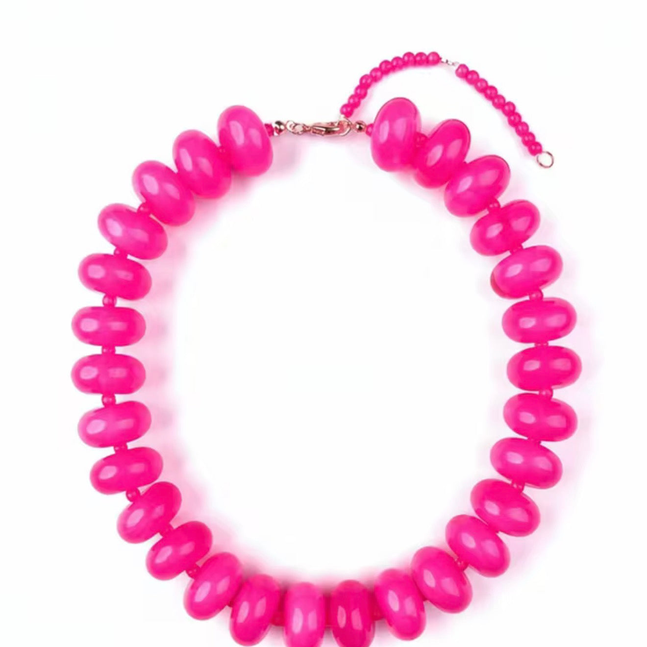 Candy Crush BIG Beaded Necklace