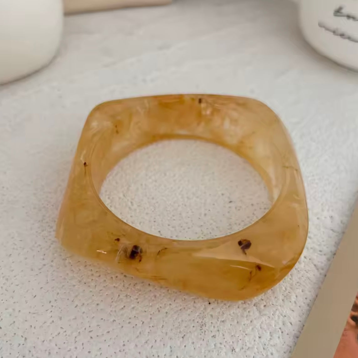 Rustic Resin Bangles