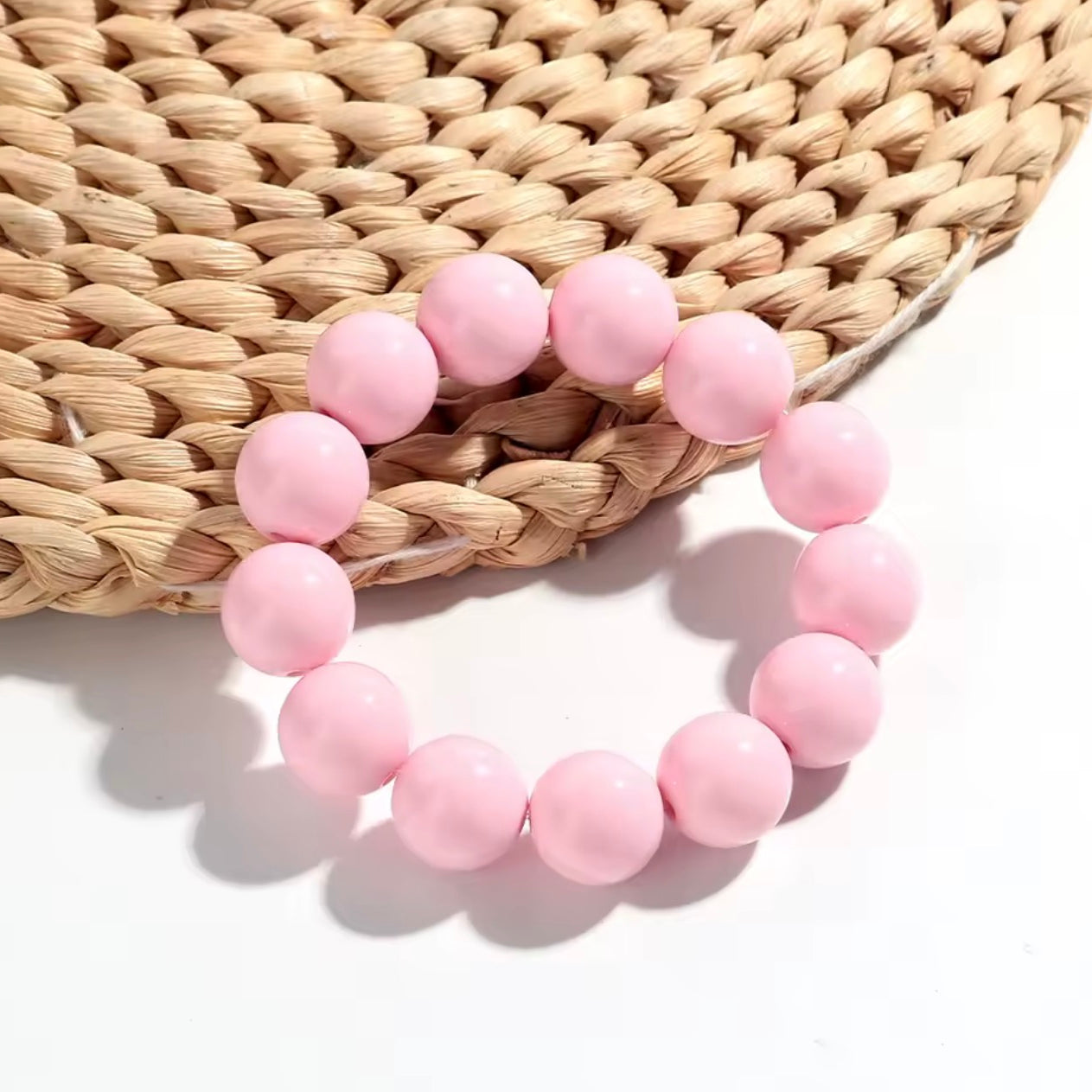 Acrylic Big Beaded Bracelet