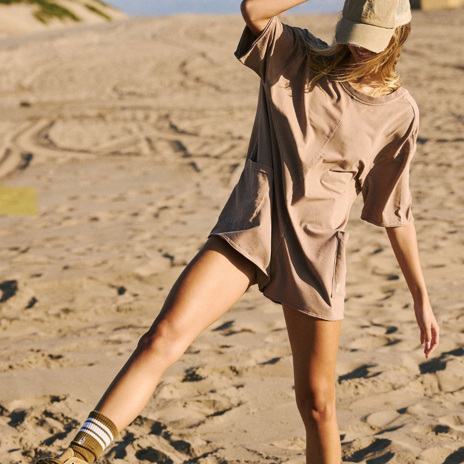 Free People Movement Hot Shot Tee Romper
