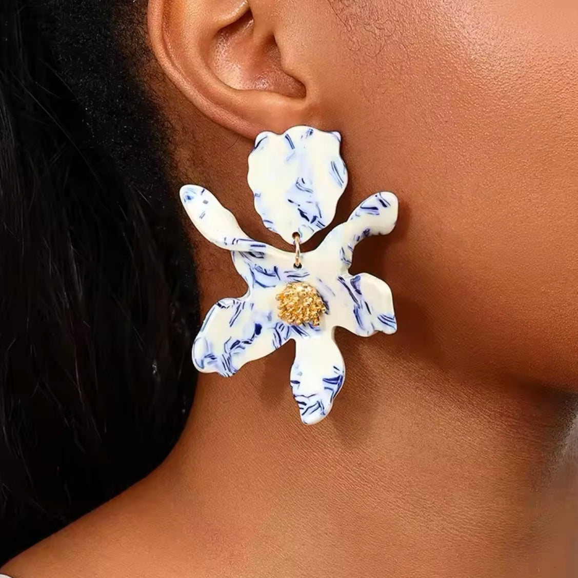 Summer Flower Statement Earrings
