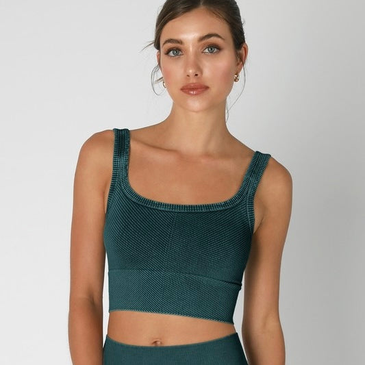 Chevron Crop Top