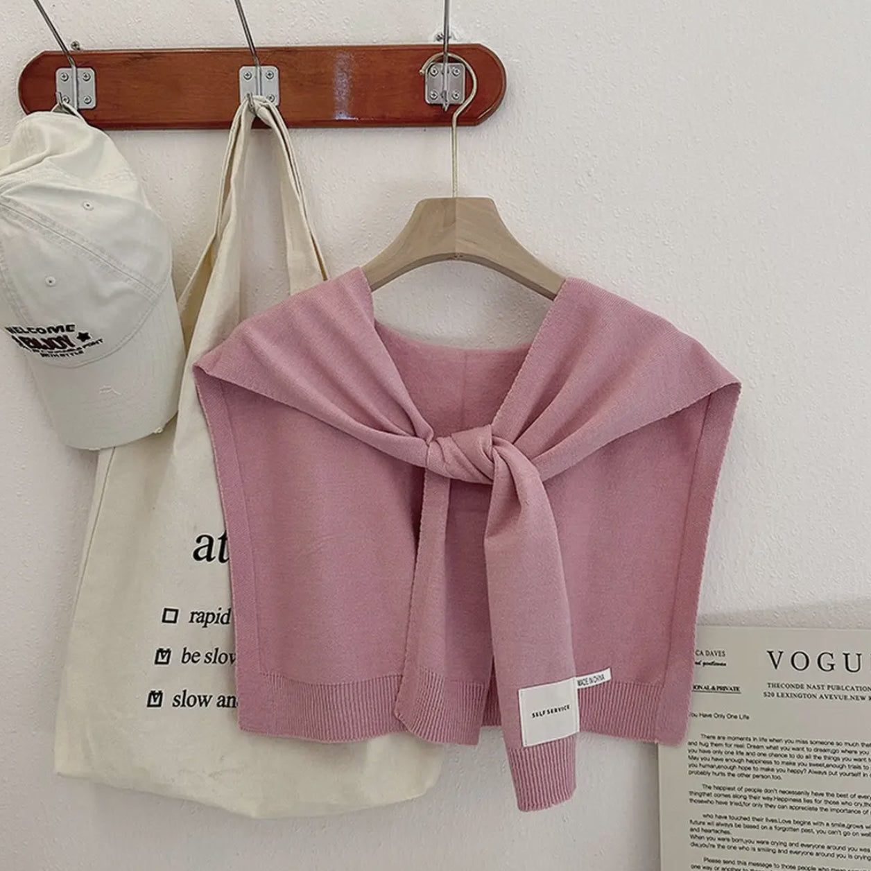 Knitted Knotted Shawl