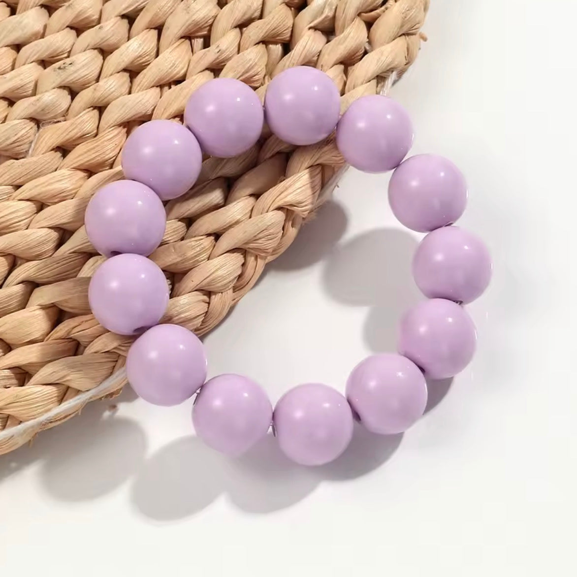 Acrylic Big Beaded Bracelet