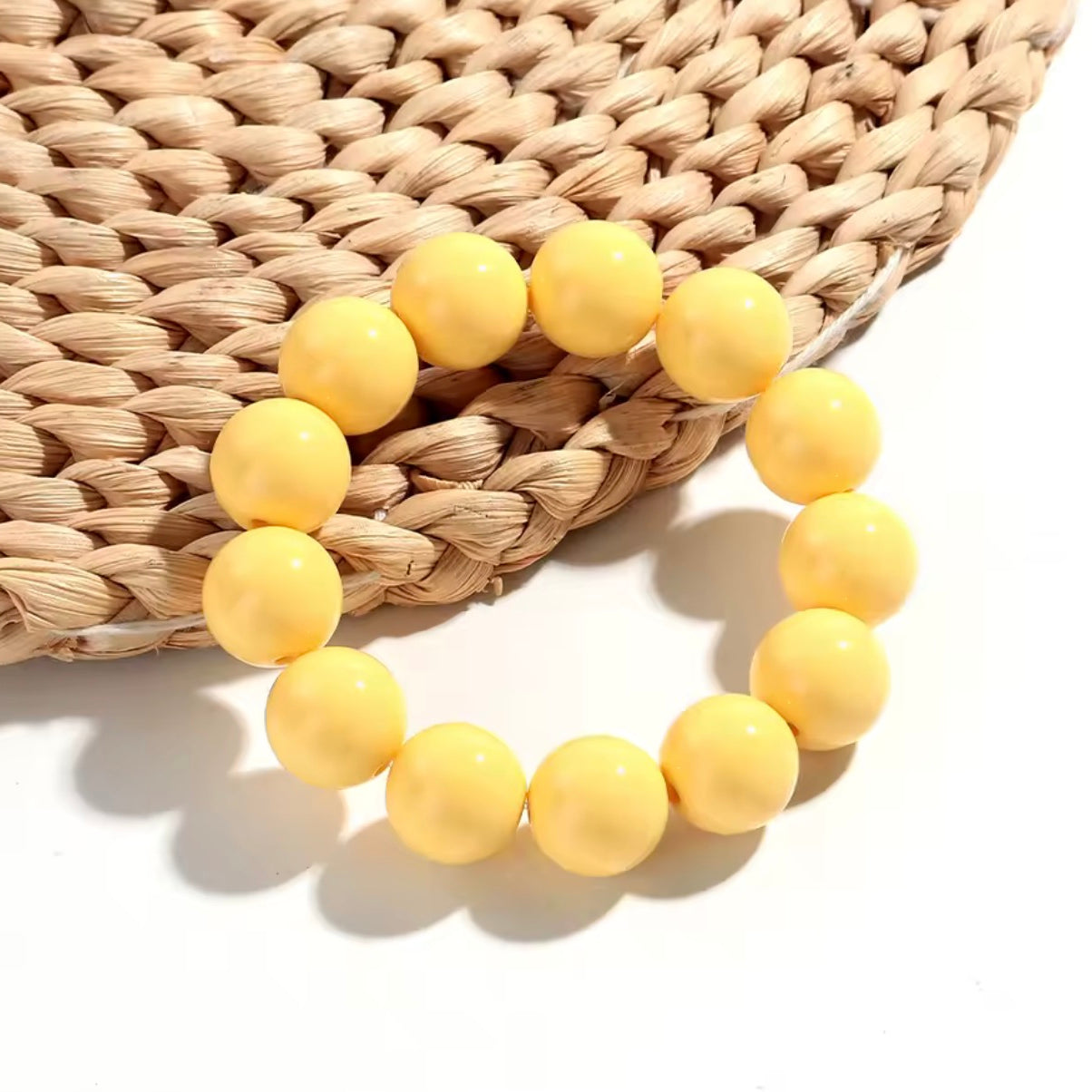 Acrylic Big Beaded Bracelet