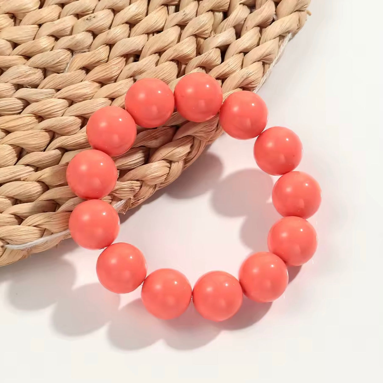 Acrylic Big Beaded Bracelet