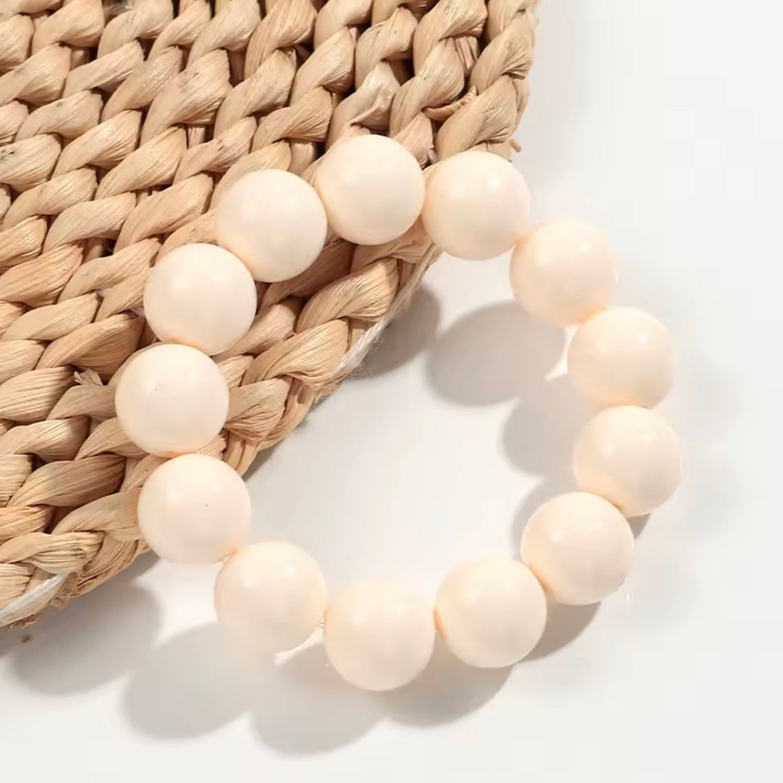 Acrylic Big Beaded Bracelet