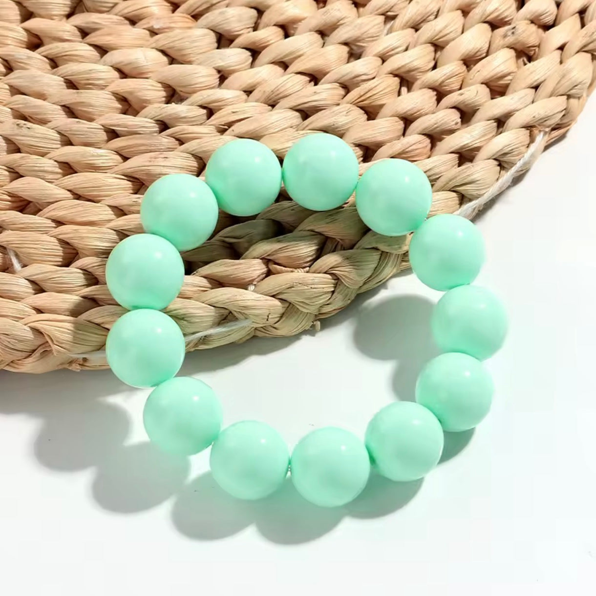 Acrylic Big Beaded Bracelet
