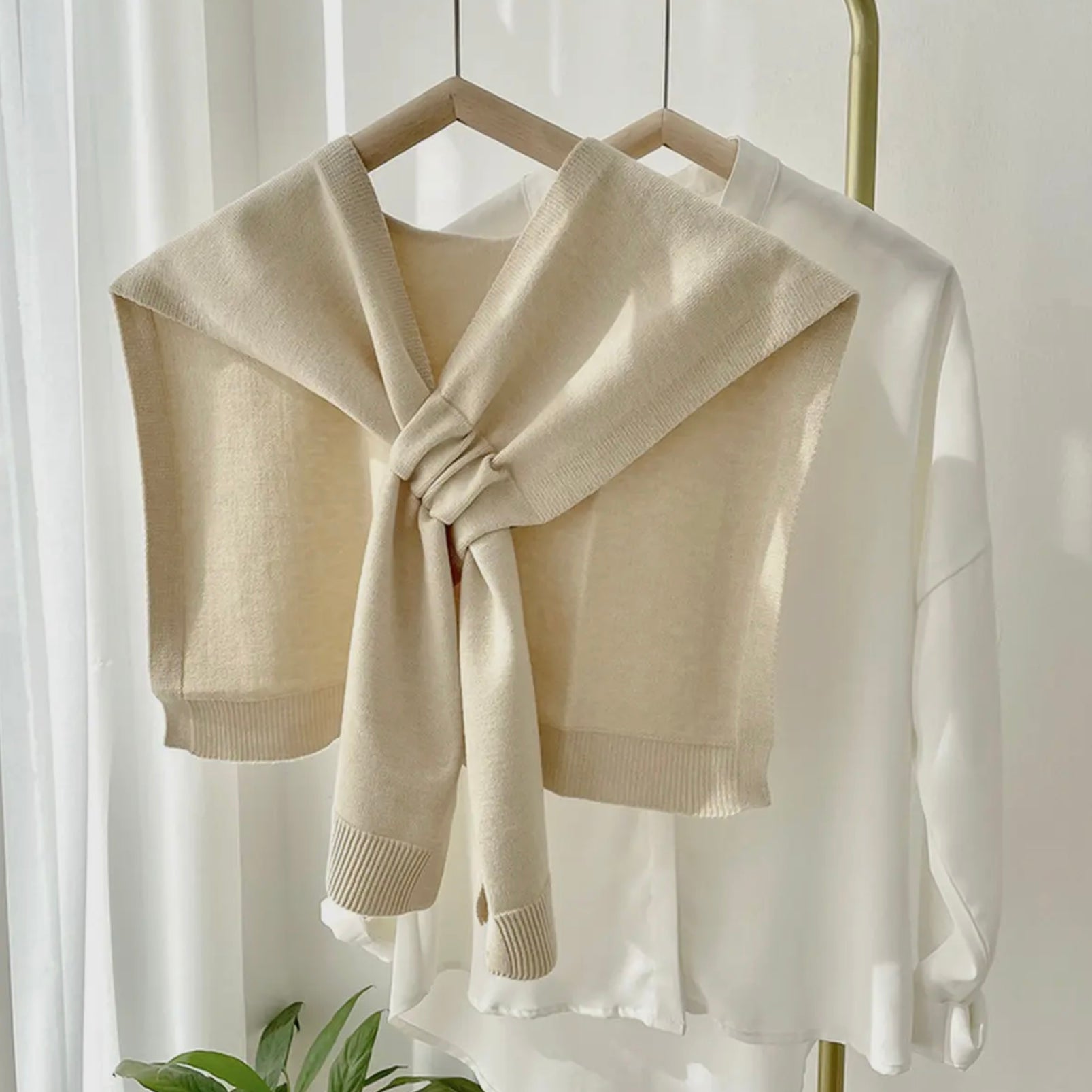 Knitted Knotted Shawl