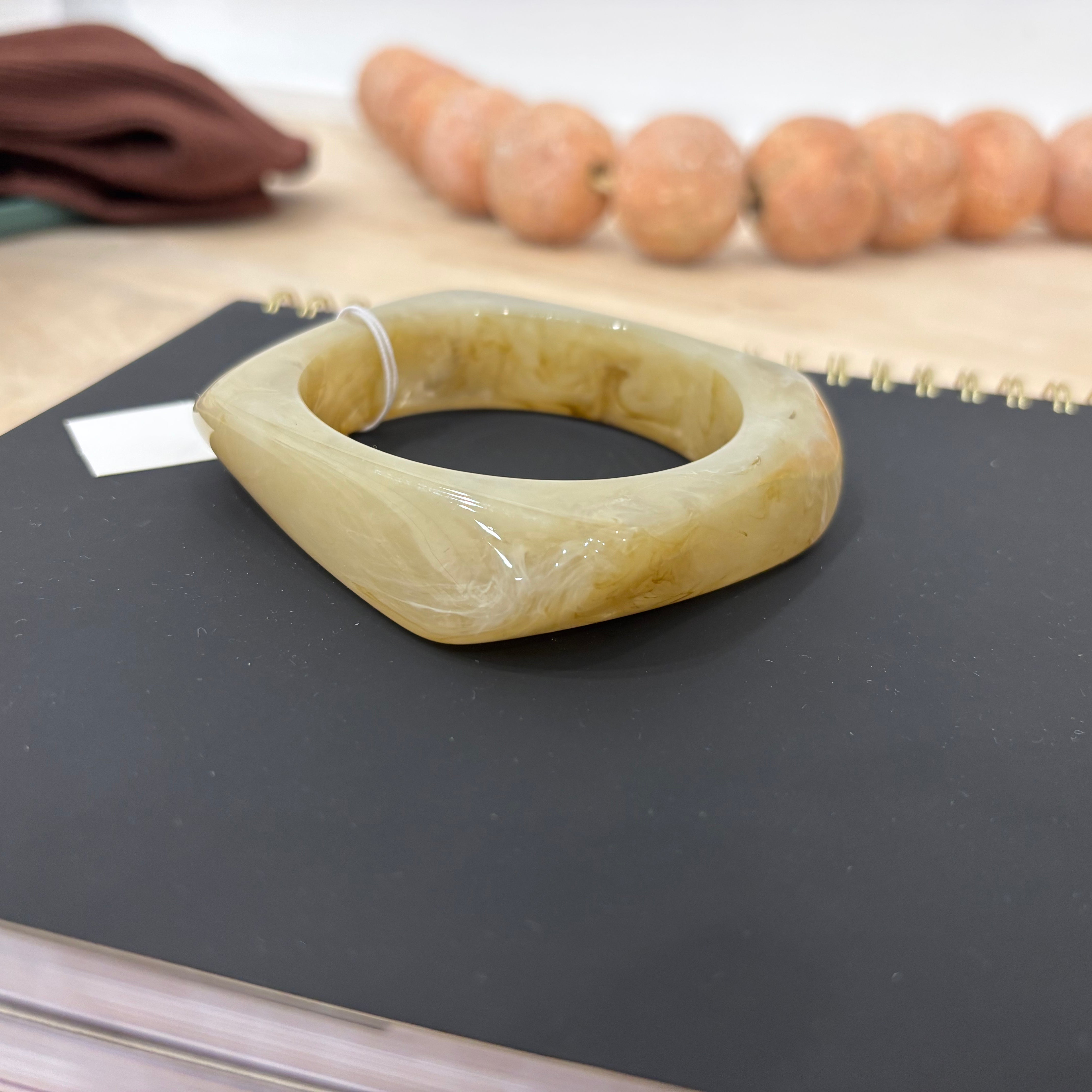 Rustic Resin Bangles