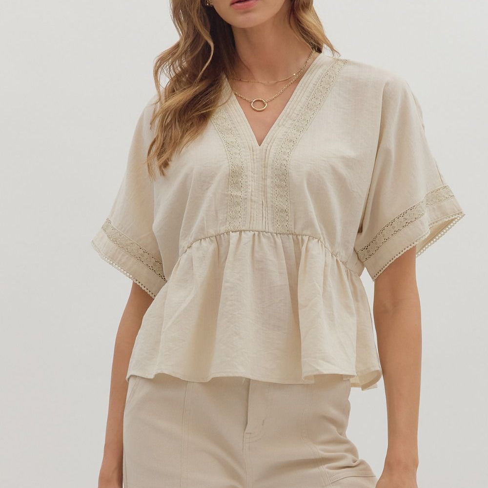 Primrose Peplum Top