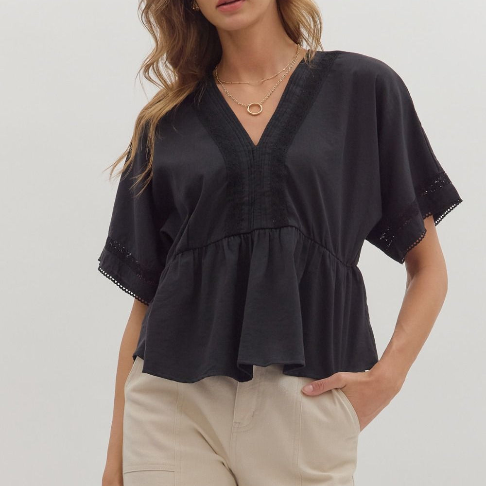 Primrose Peplum Top