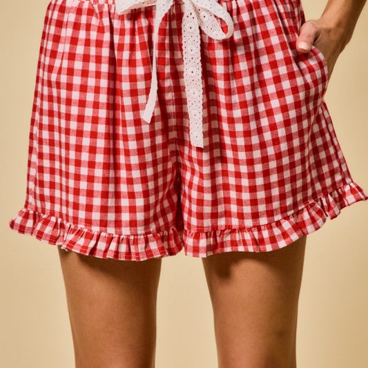 Lottie Gingham Shorts
