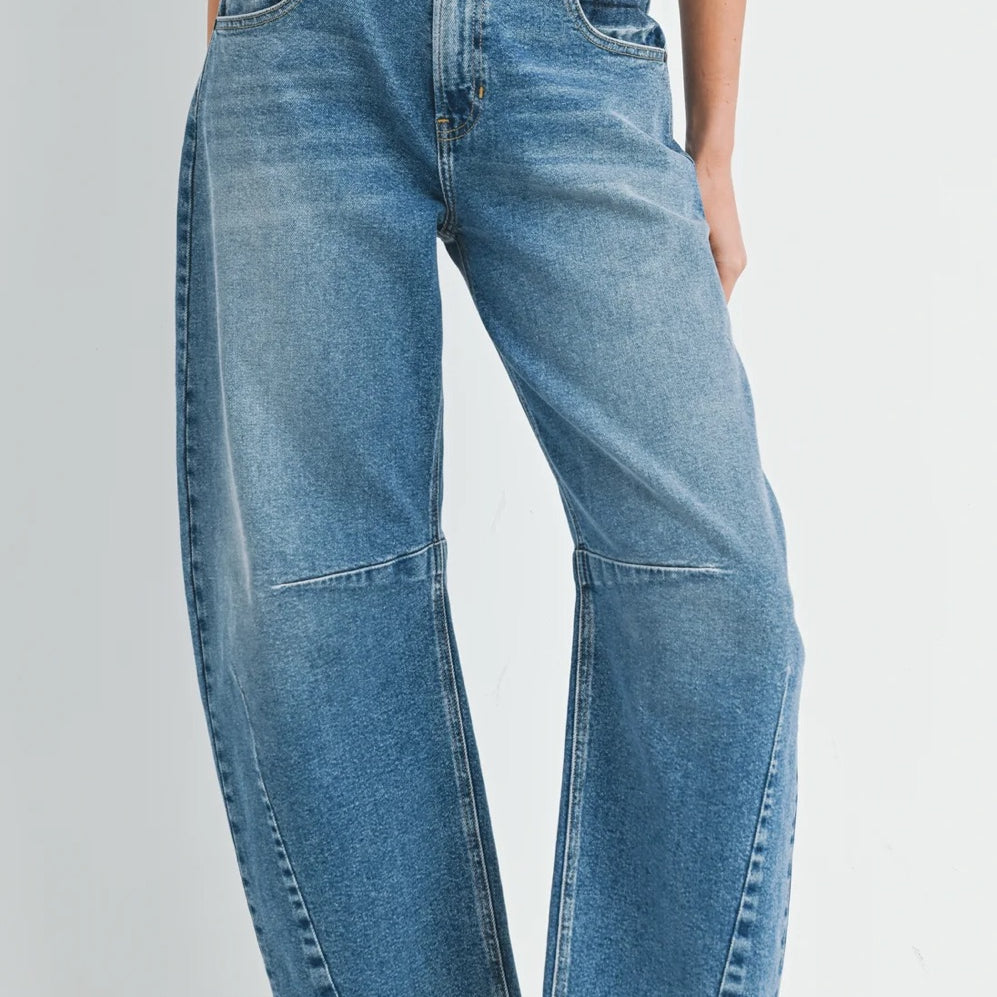 The Cade Barrel Jeans