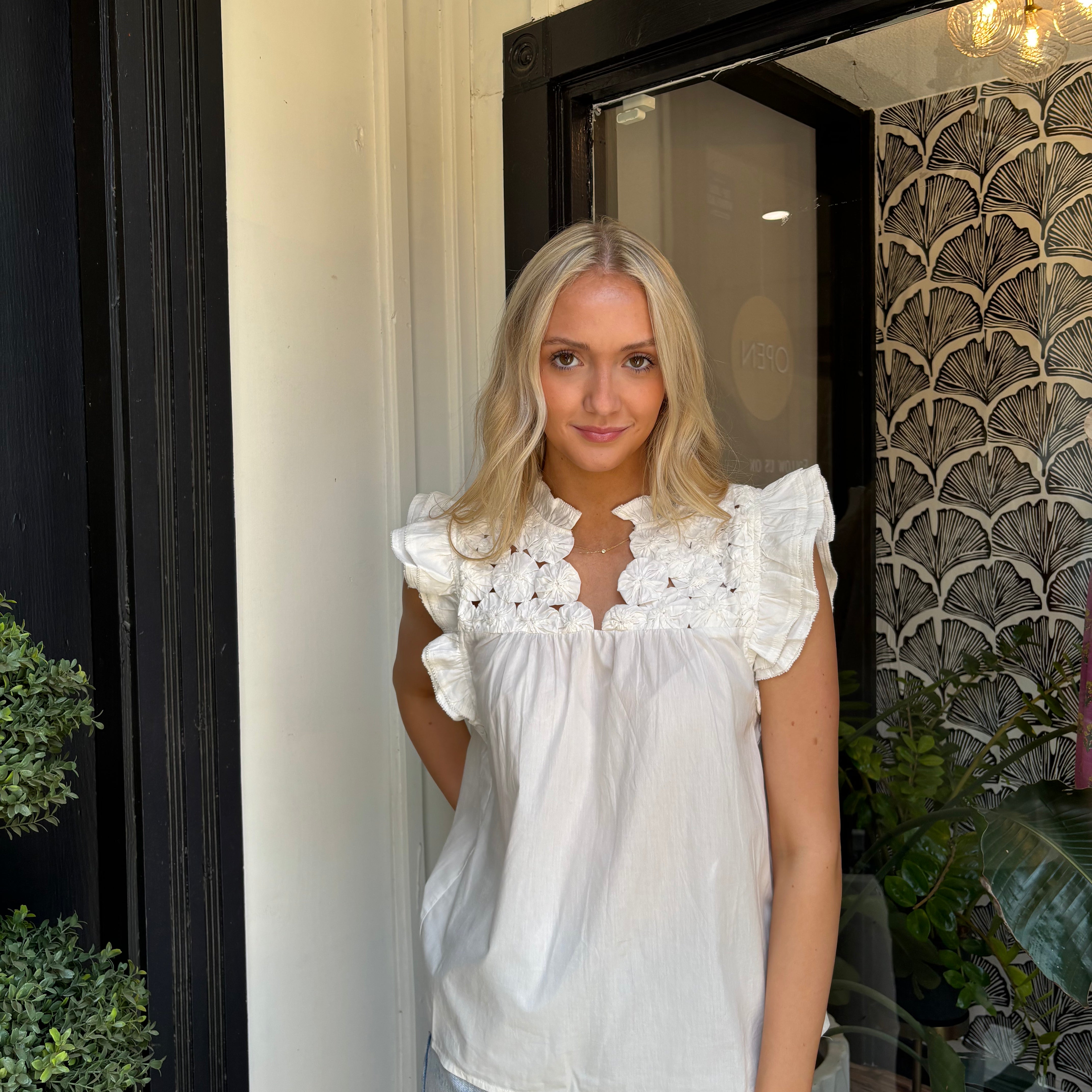 THML Heirloom Flutter Top