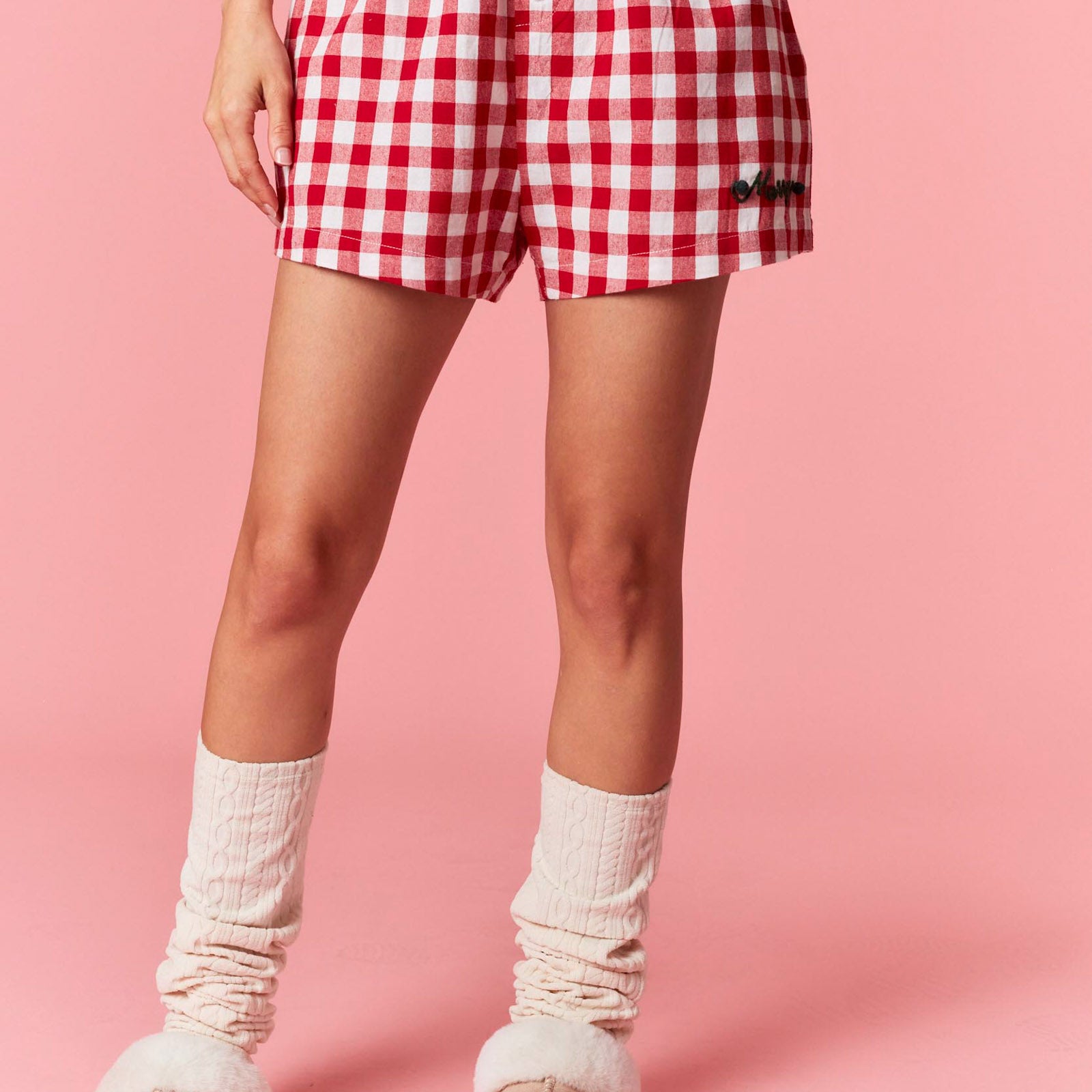 Merry Gingham Shorts
