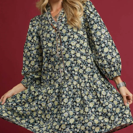 Sweet Bloom Tiered Dress