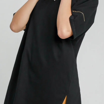 Riley Zip Sleeve Top