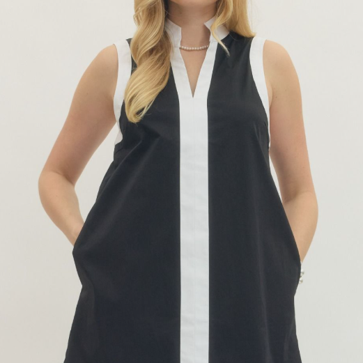 Harper Contrast Trim Dress